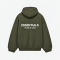 Fear of God Essentials Fleece Hoodie II 'olive'