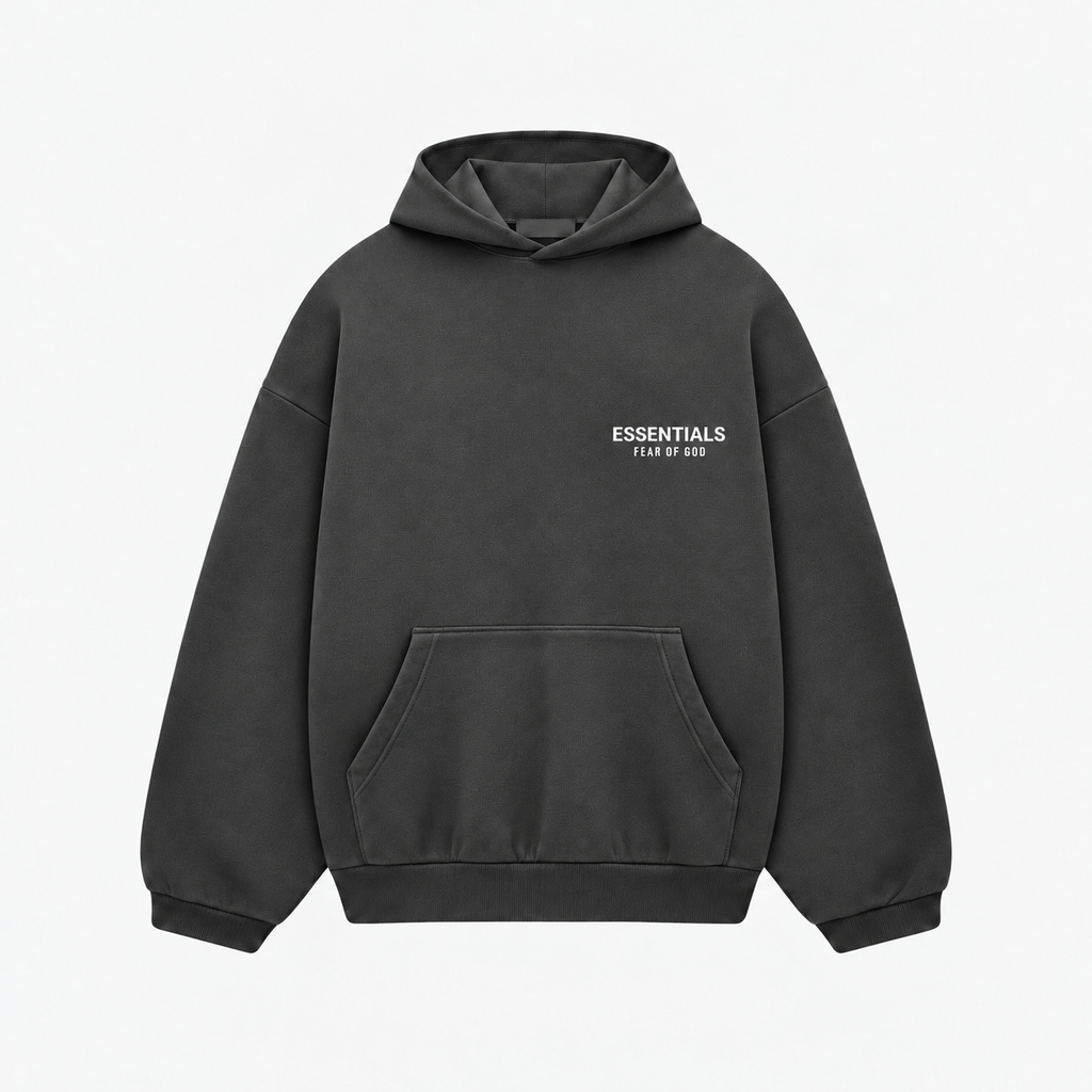 Fear of God Essentials Fleece Hoodie II 'dark Grey'