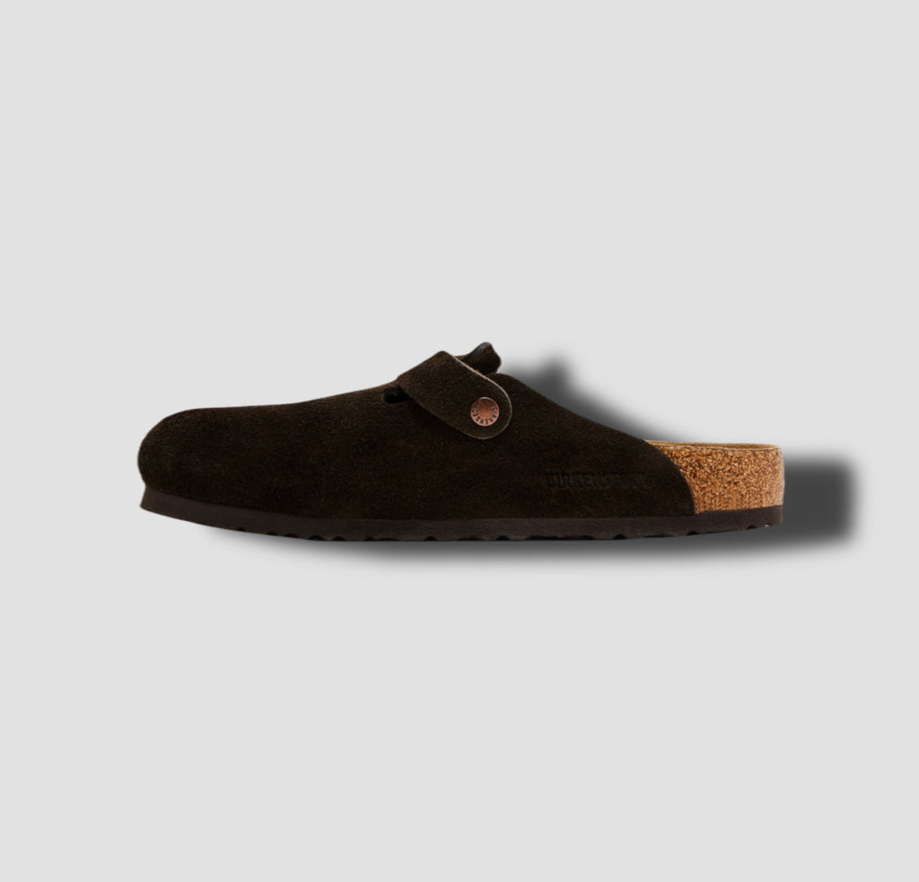 Birkenstock Boston Soft Footbed Suede 'Mocha'