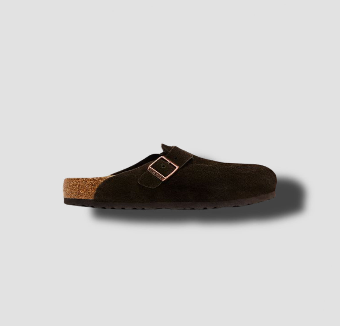 Birkenstock Boston Soft Footbed Suede 'Mocha'