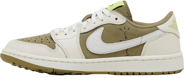 Travis Scott x Air Jordan 1 Low Golf 'Neutral Olive'