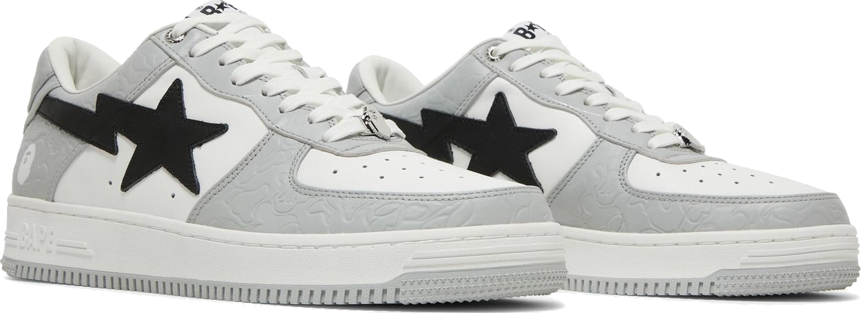 Bapesta Low M2 'White Grey'