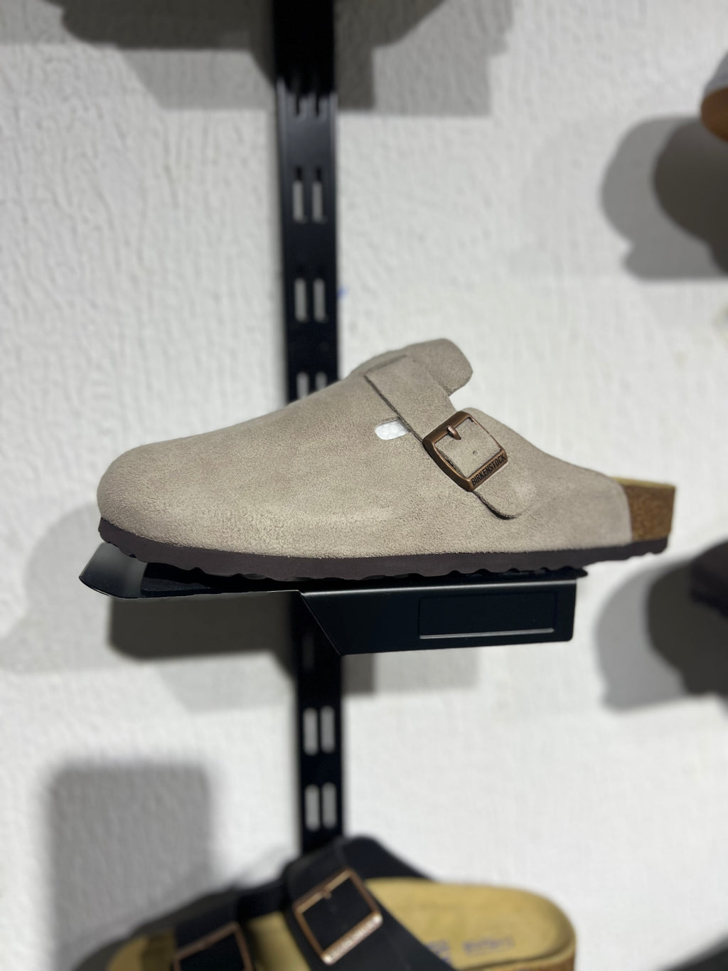 Birkenstock Boston Soft Footbed Suede 'Taupe'