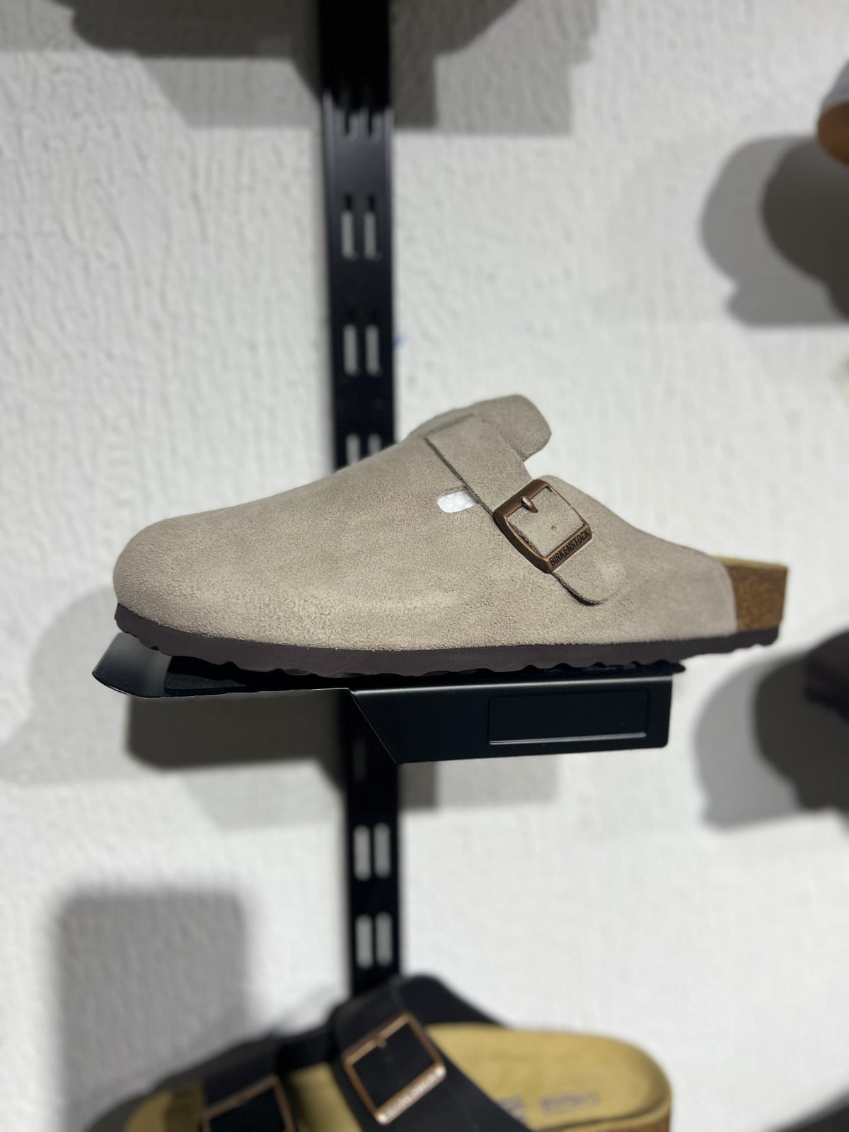 Birkenstock Boston Soft Footbed Suede 'Taupe'