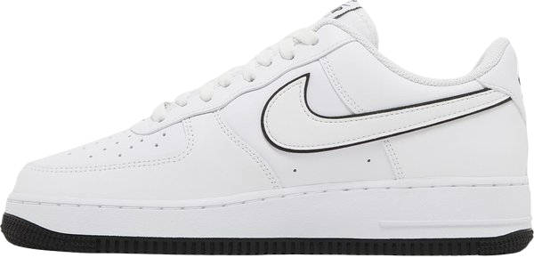 Air Force 1 '07 'White Black Outline