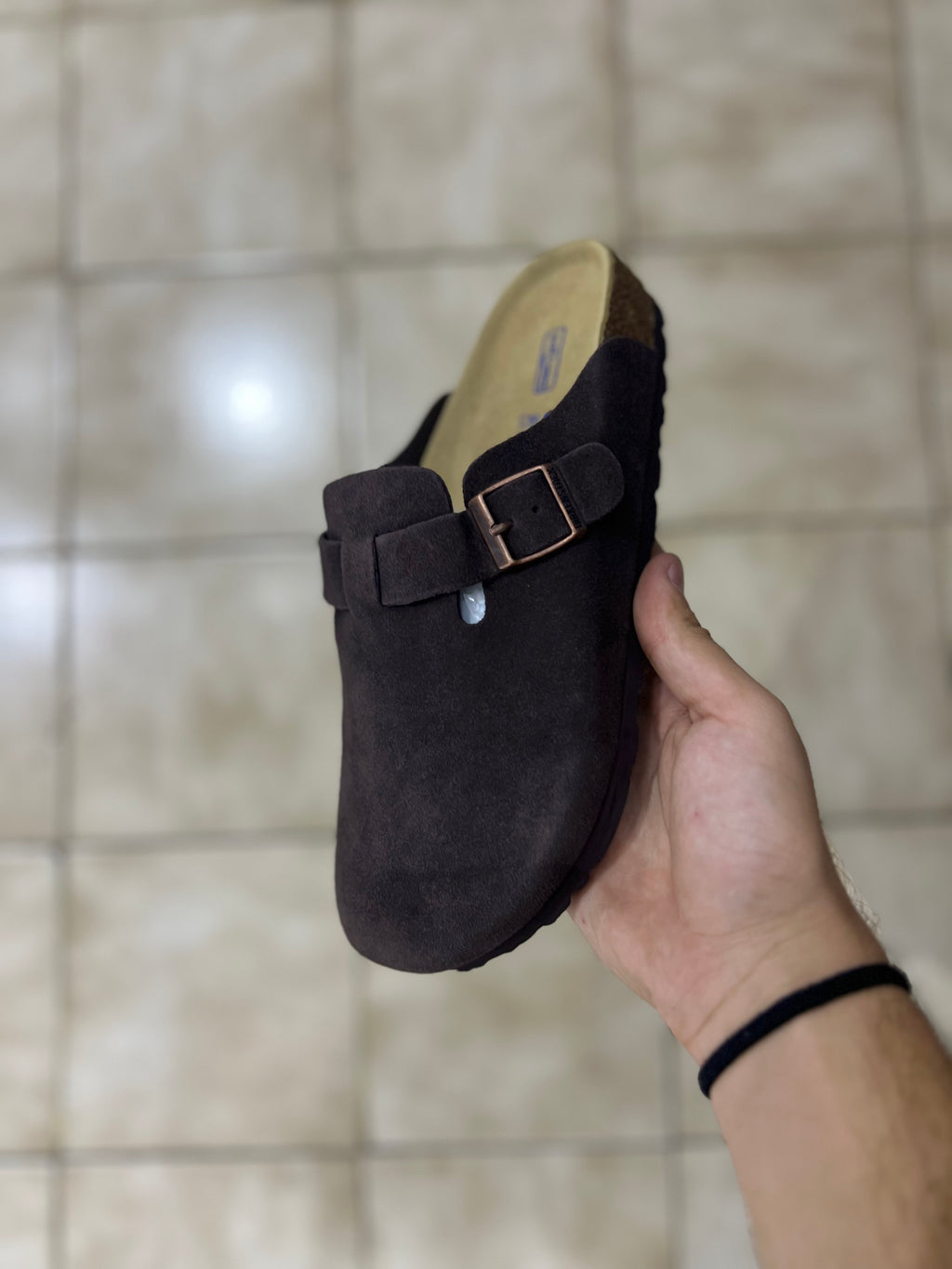 Birkenstock Boston Soft Footbed Suede 'Mocha'