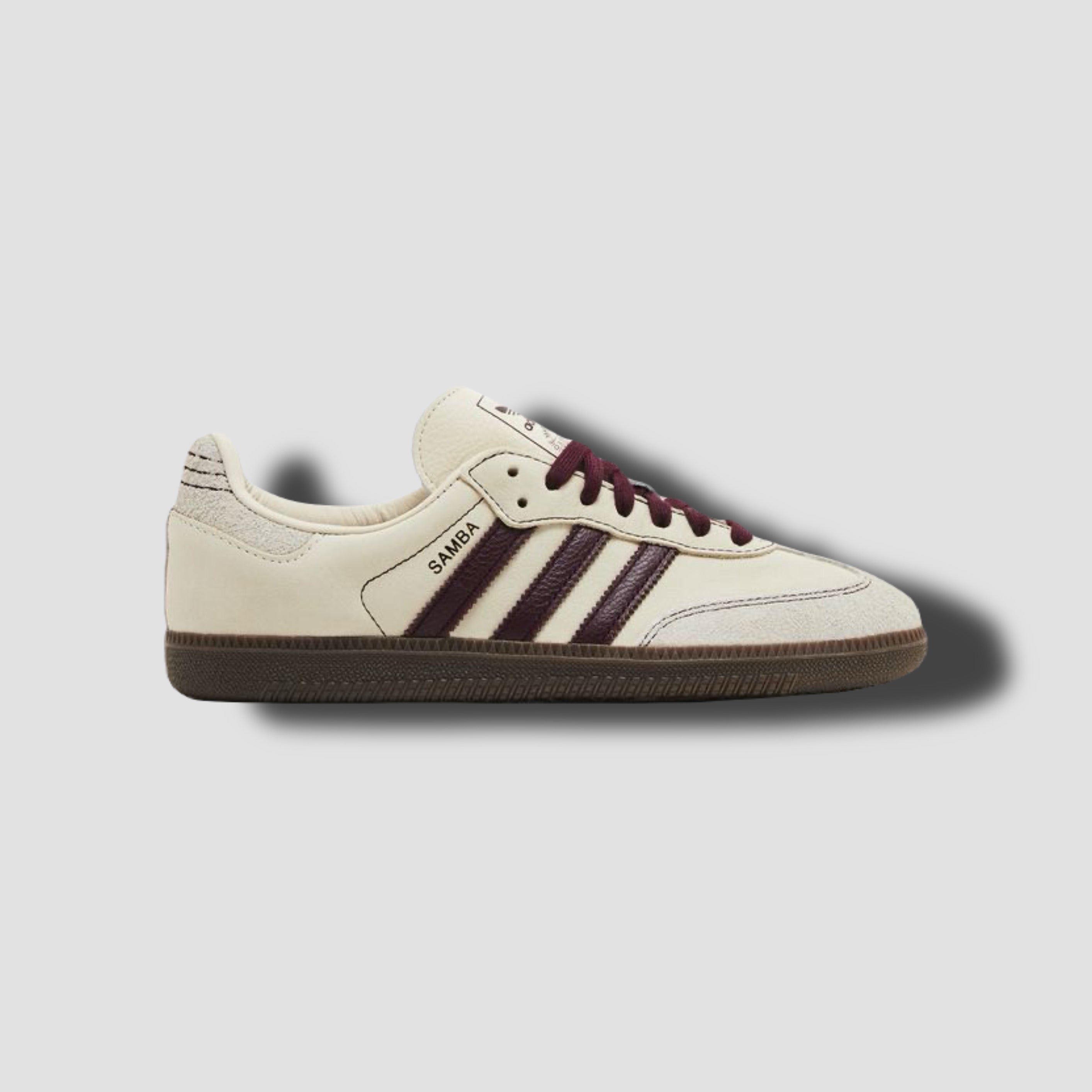 adidas Wmns Samba OG 'Wonder White Maroon'