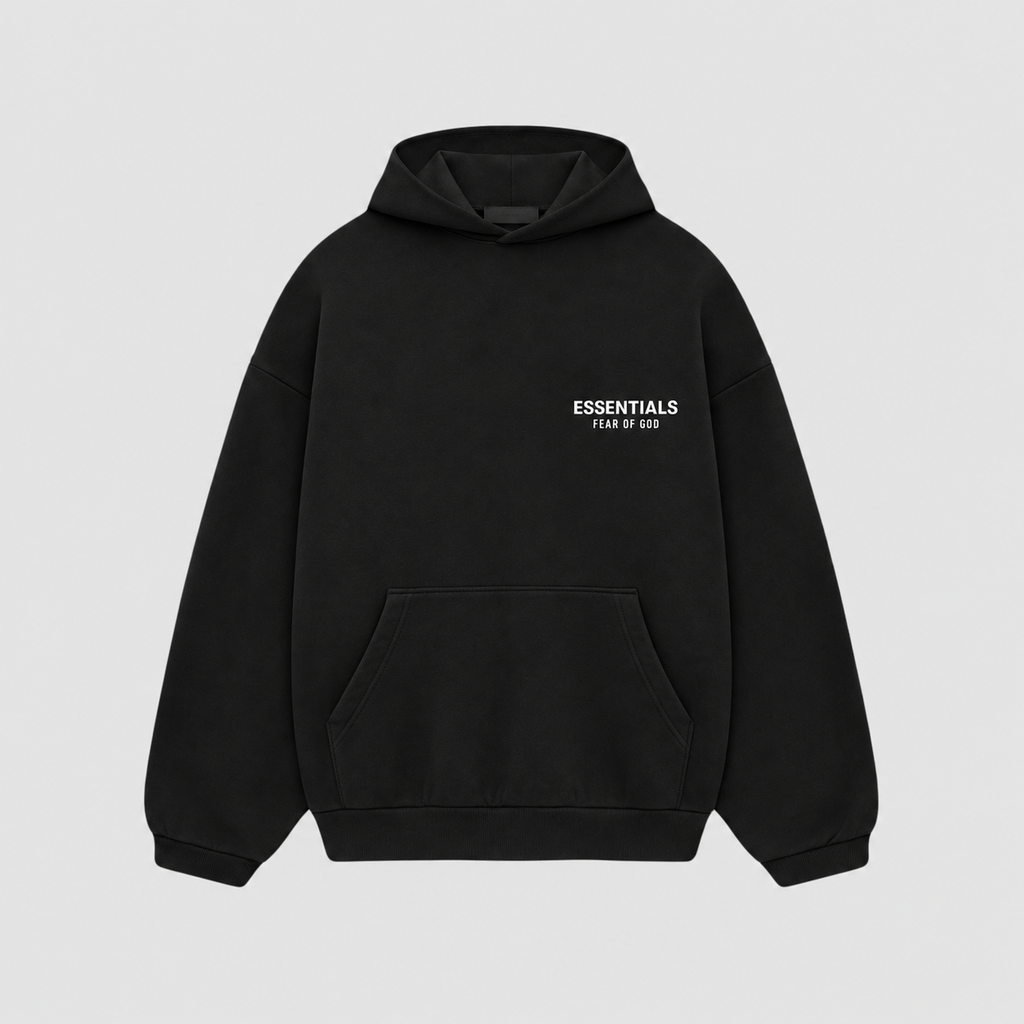 Fear of God Essentials Fleece Hoodie II 'Black'