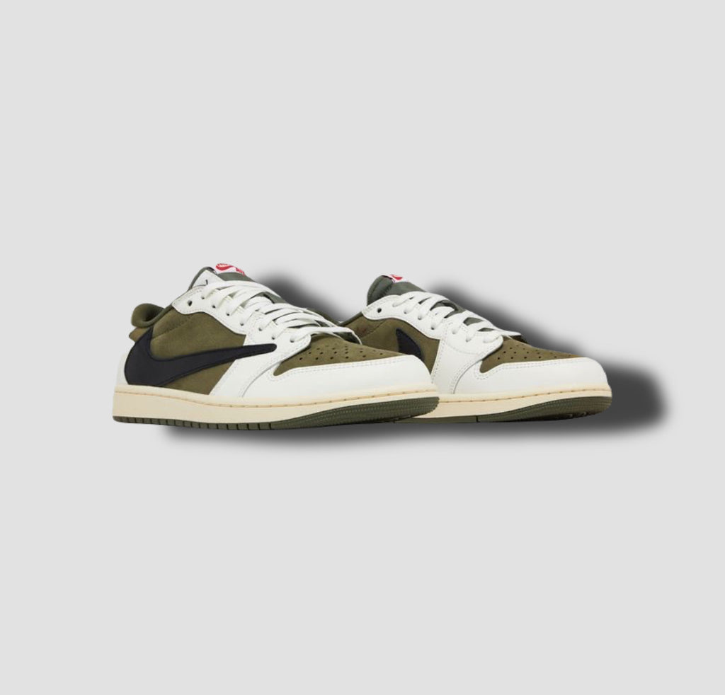 Travis Scott x Air Jordan 1 Retro Low OG SP 'Reverse Olive / Medium Olive'