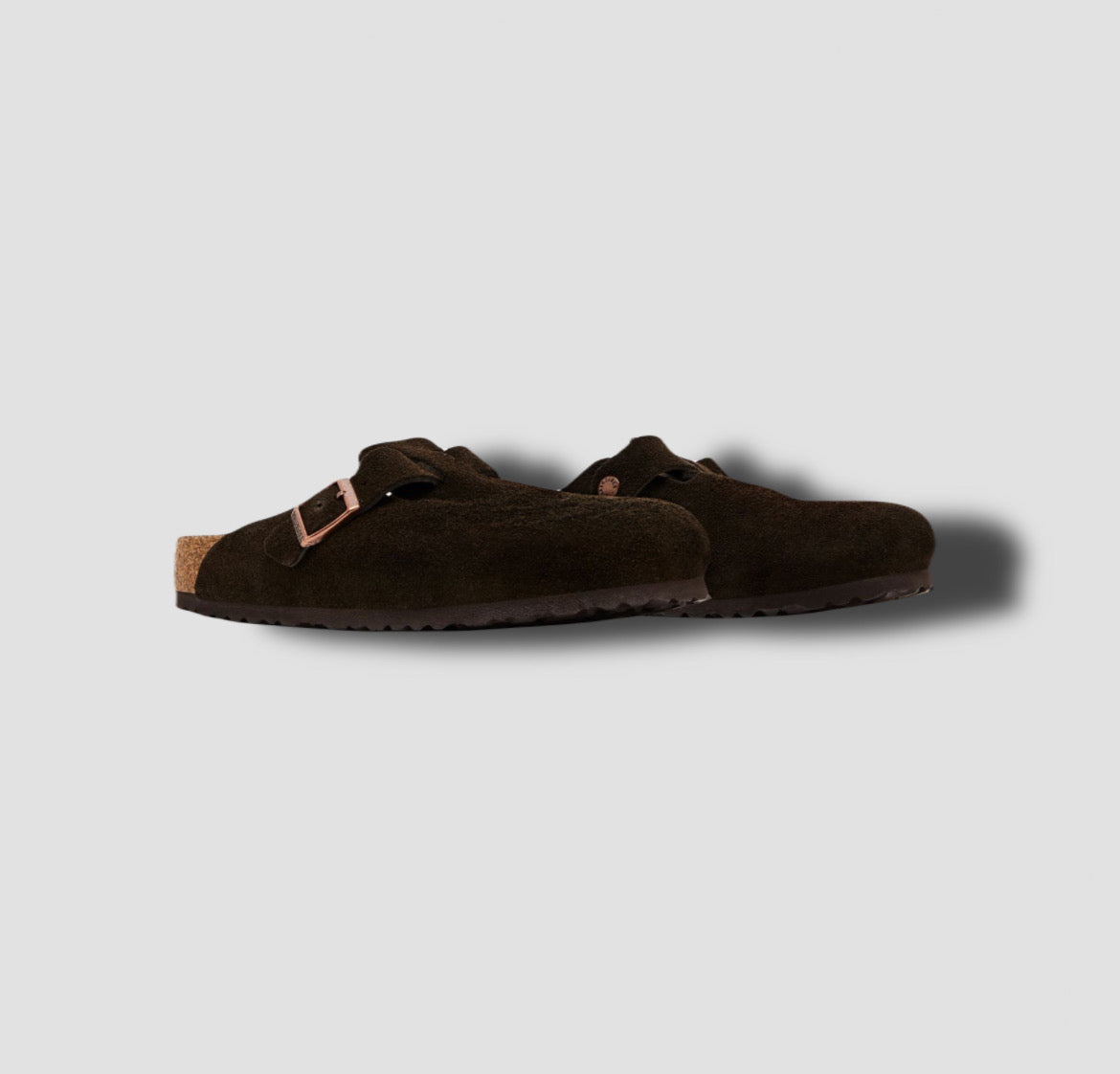 Birkenstock Boston Soft Footbed Suede 'Mocha'