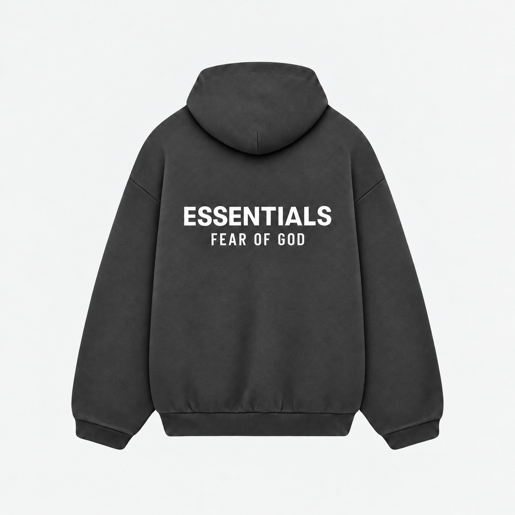 Fear of God Essentials Fleece Hoodie II 'dark Grey'