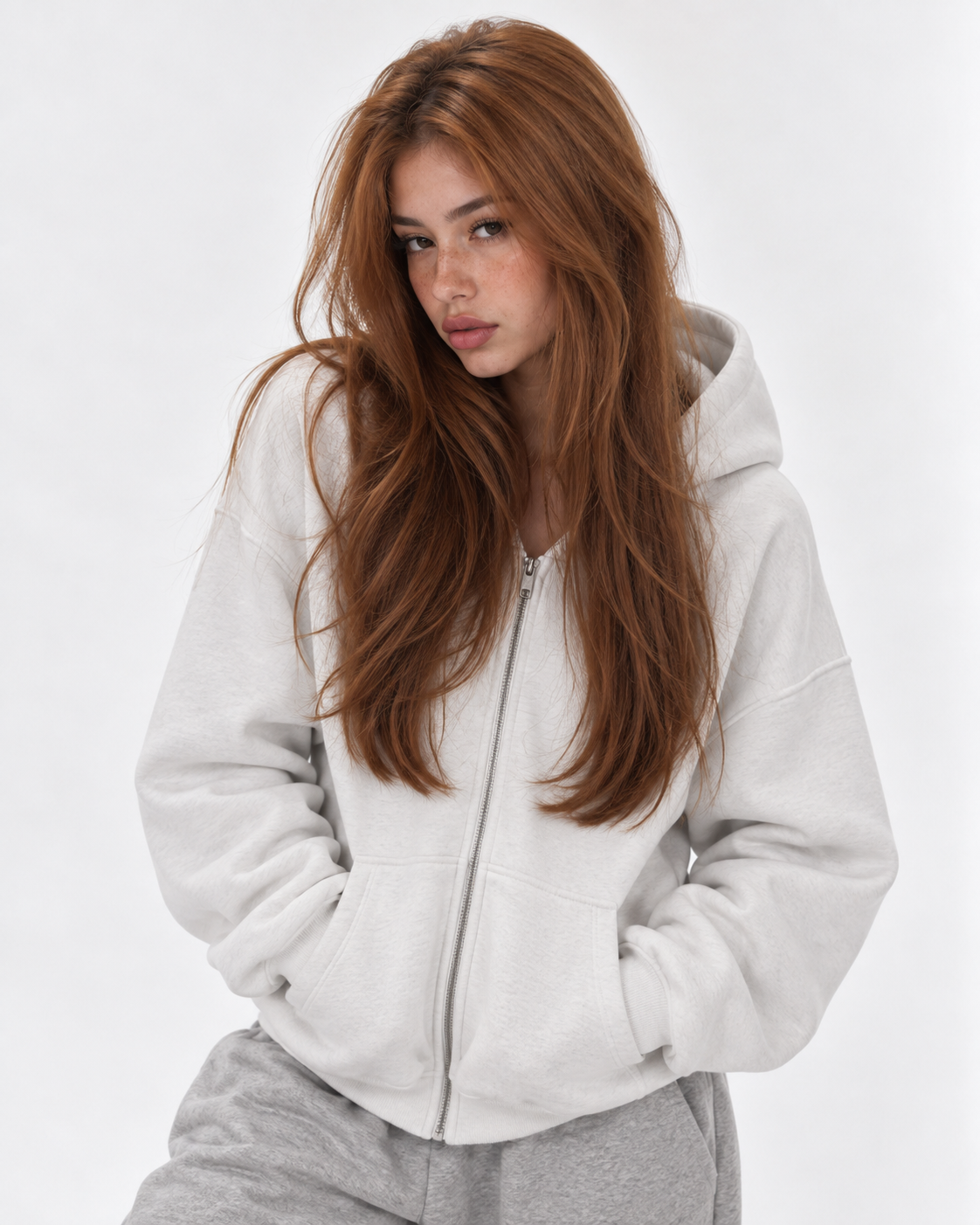 Blank ZipUp Hoodie