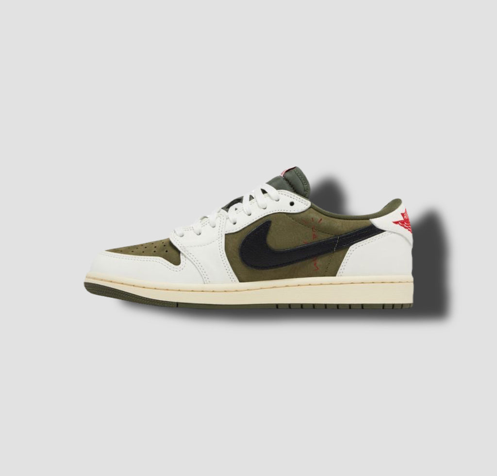 Travis Scott x Air Jordan 1 Retro Low OG SP 'Reverse Olive / Medium Olive'