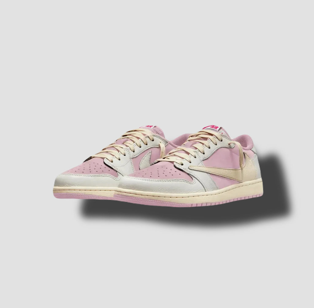 Travis Scott Jordan 1 Low Sail Shy Pink