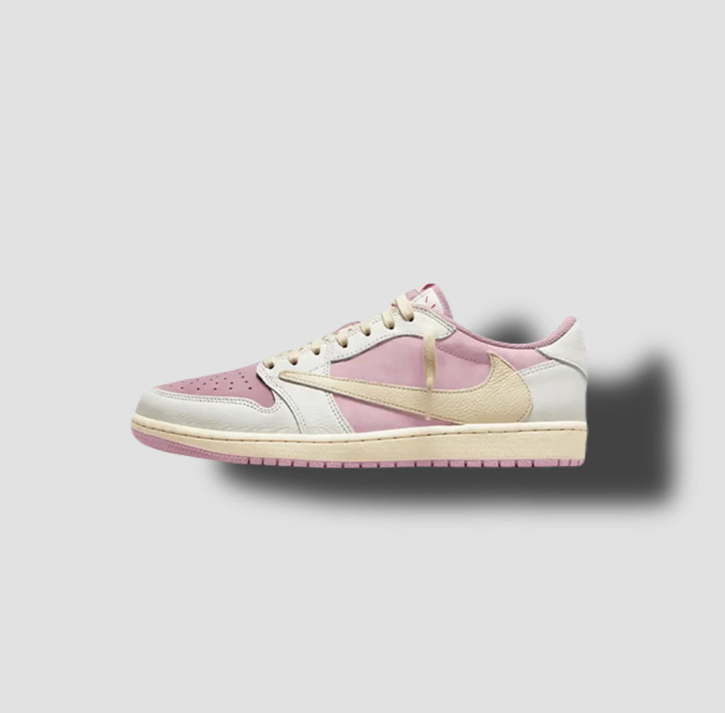 Travis Scott Jordan 1 Low Sail Shy Pink