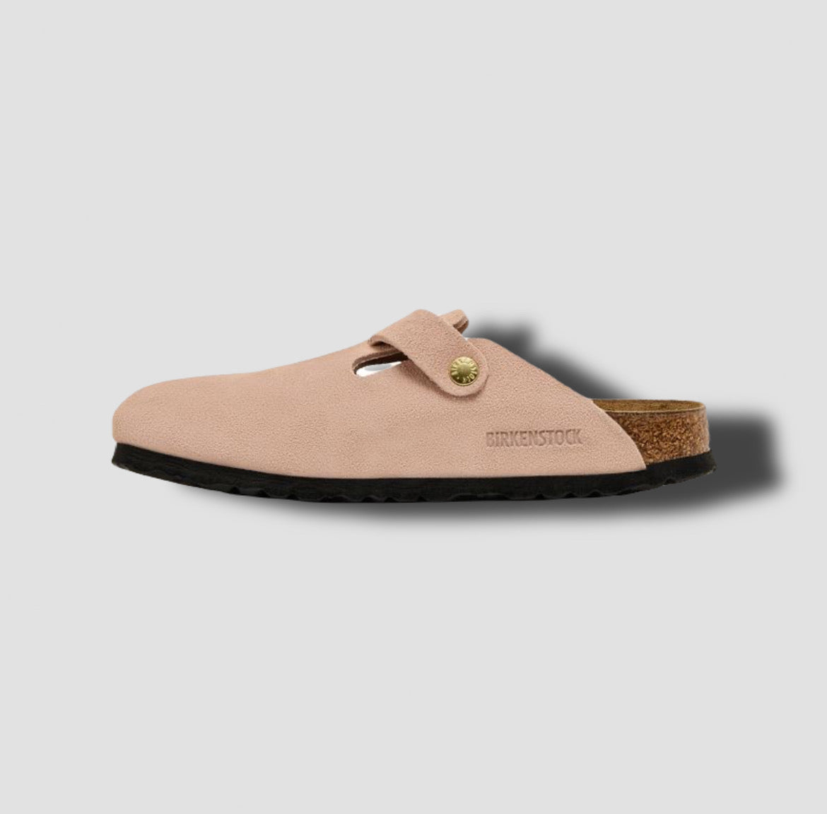 Birkenstock Wmns Boston Suede Leather 'Light Rose'