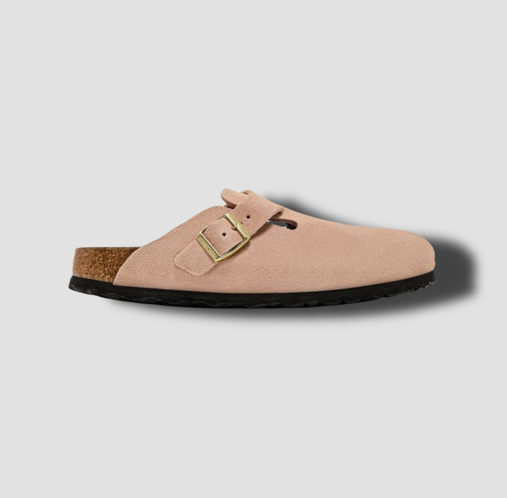 Birkenstock Wmns Boston Suede Leather 'Light Rose'