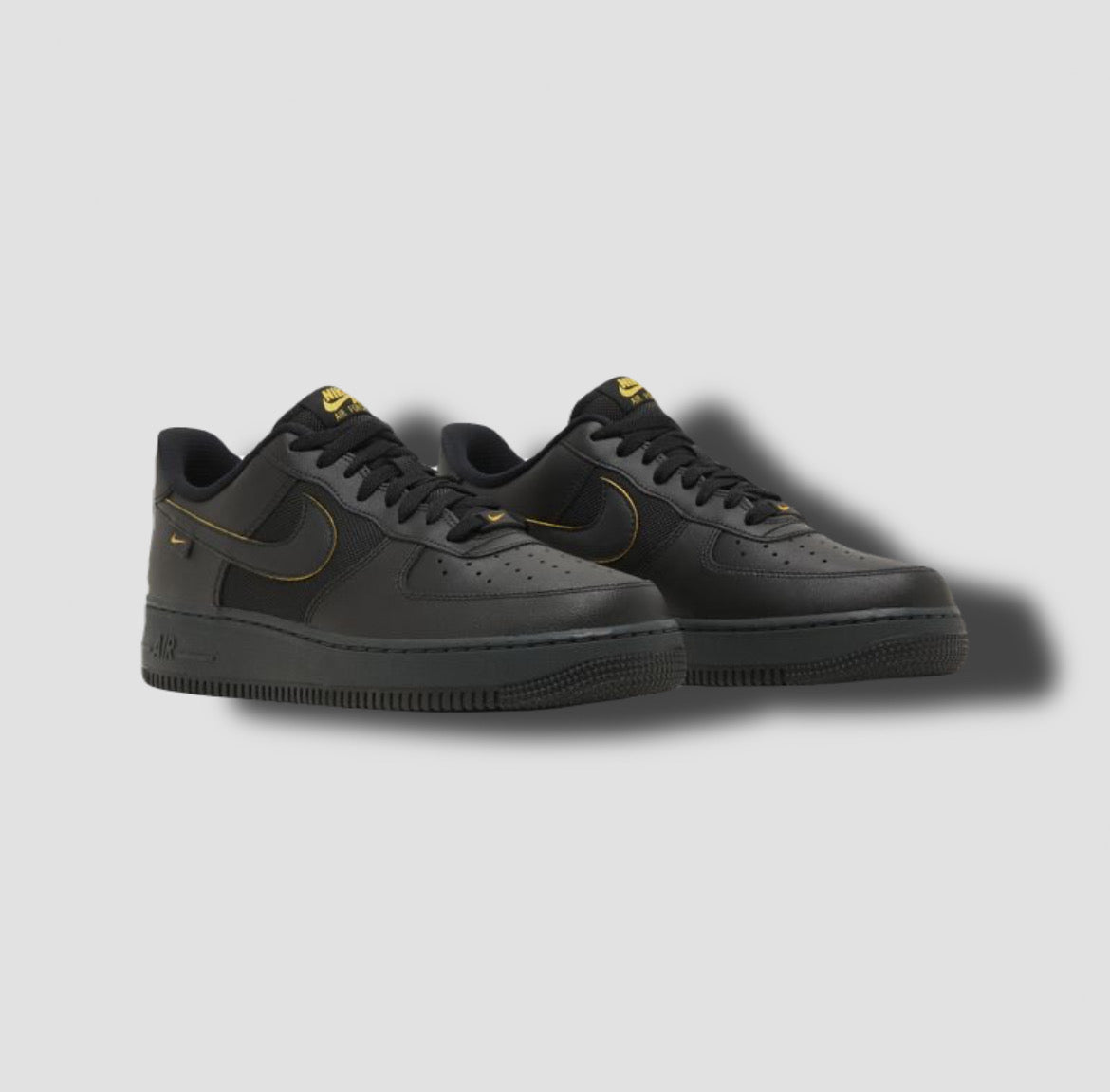 Nike Air Force 1 '07 'Black University Gold'
