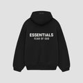 Fear of God Essentials Fleece Hoodie II 'Black'