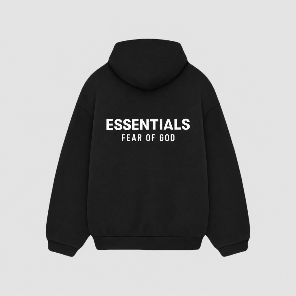 Fear of God Essentials Fleece Hoodie II 'Black'