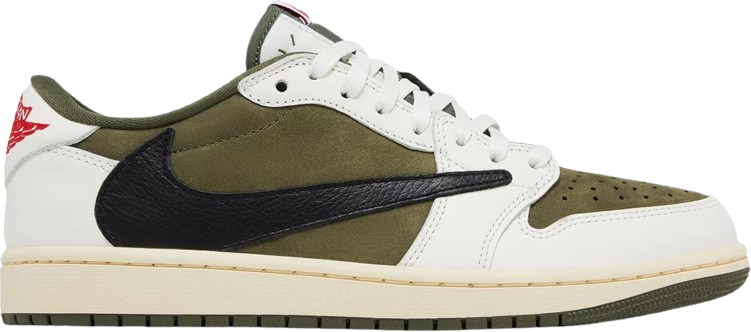 Travis Scott x Air Jordan 1 Retro Low OG SP 'Reverse Olive / Medium Olive'