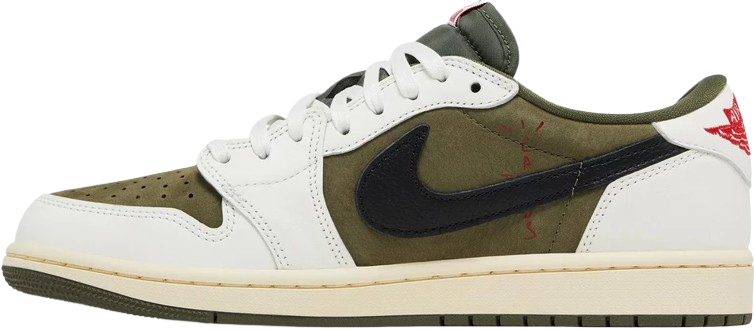 Travis Scott x Air Jordan 1 Retro Low OG SP 'Reverse Olive / Medium Olive'