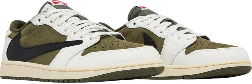 Travis Scott x Air Jordan 1 Retro Low OG SP 'Reverse Olive / Medium Olive'