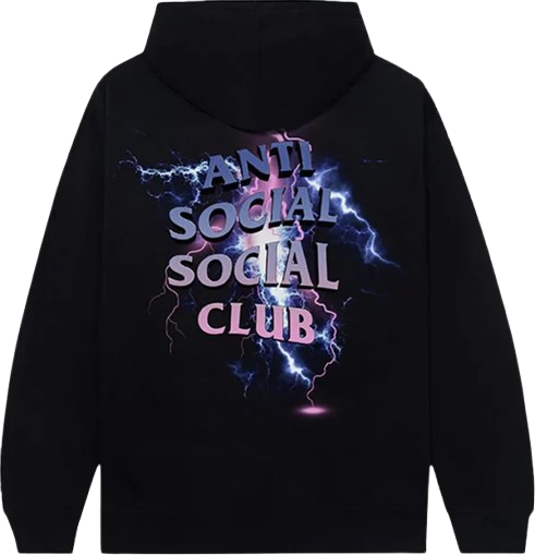 Anti Social Social Club Bolt From The Blue Hoodie