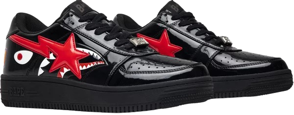 Bapesta Low 'Black Shark Face'